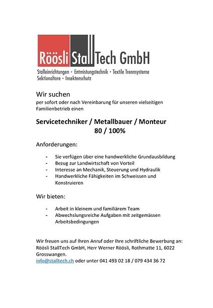 Jobs bei Stall Tech GmbH